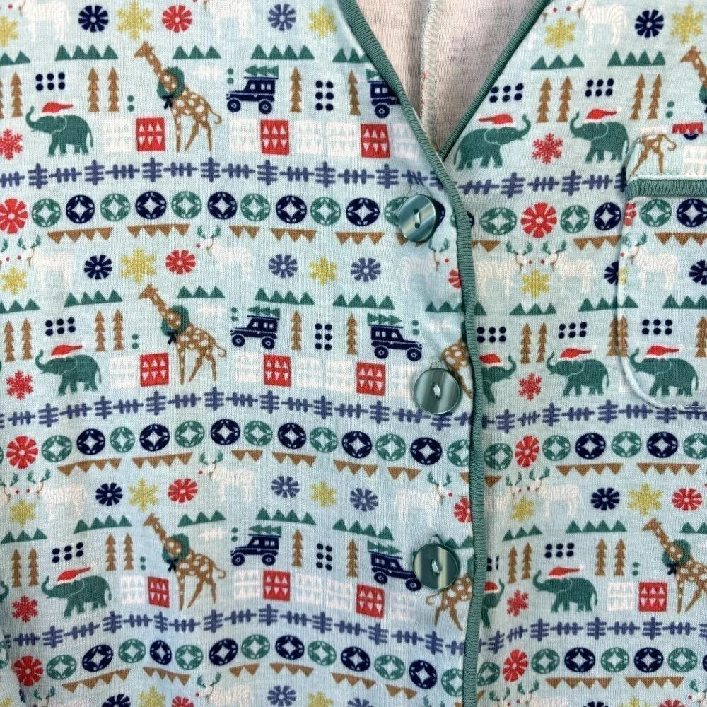 SummerSalt Cotton Holiday Pajama Top M